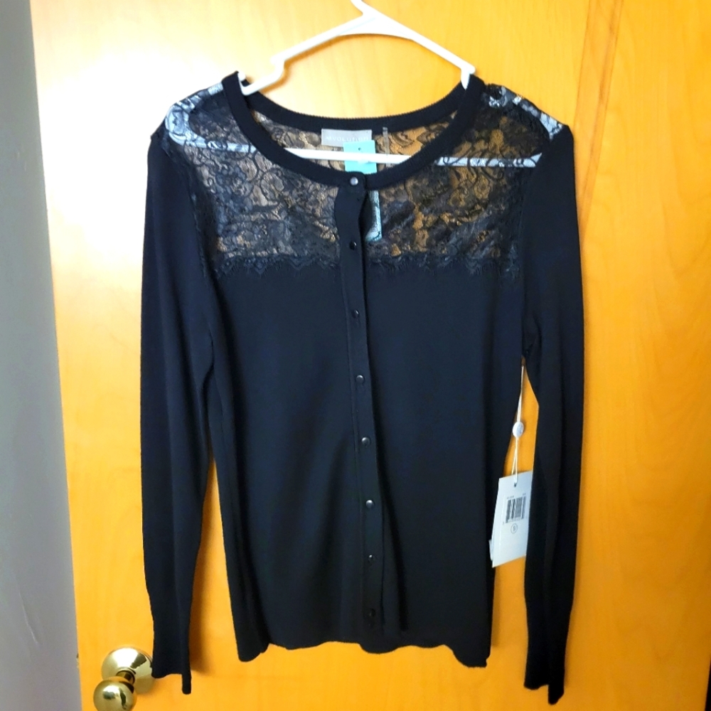 NWT Women's black cardigan